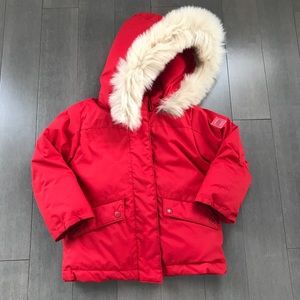 Gap winter red coat! Super good condition!